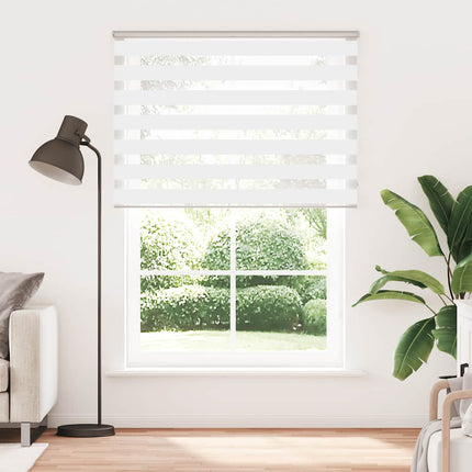 Rullgardin zebra vit 160x230 cm tyg bredd 155,9 cm polyester