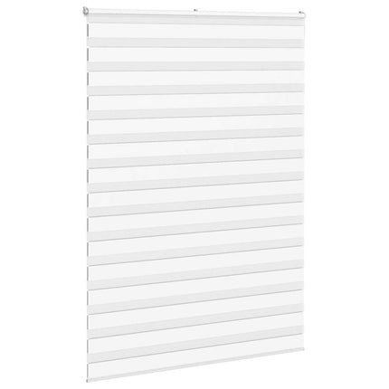 Rullgardin zebra vit 165x230 cm tyg bredd 160,9 cm polyester