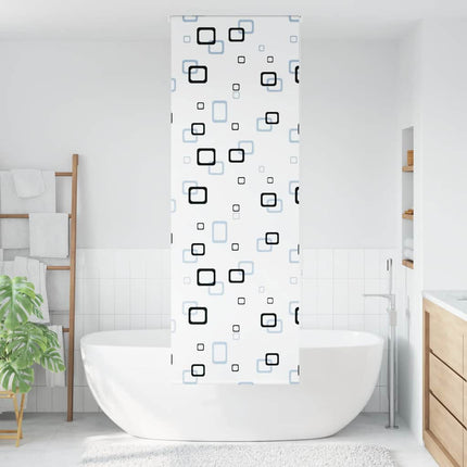 Rullgardin för dusch 80x240 cm tyg bredd 76 cm