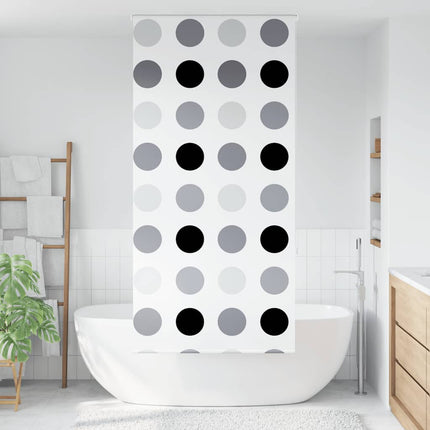 Rullgardin för dusch 90x240 cm tyg bredd 86 cm