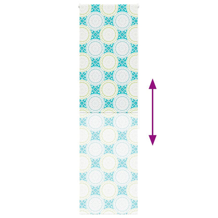 Rullgardin för dusch 70x240 cm tyg bredd 66 cm