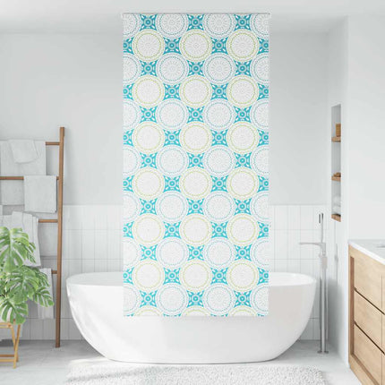 Rullgardin för dusch 100x240 cm tyg bredd 96 cm