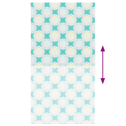 Rullgardin för dusch 120x240 cm tyg bredd 116 cm