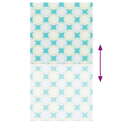 Rullgardin för dusch 130x240 cm tyg bredd 126 cm