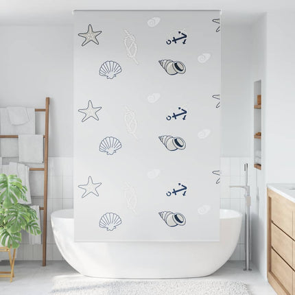 Rullgardin för dusch 120x240 cm tyg bredd 116 cm