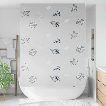 Rullgardin för dusch 160x240 cm tyg bredd 156 cm