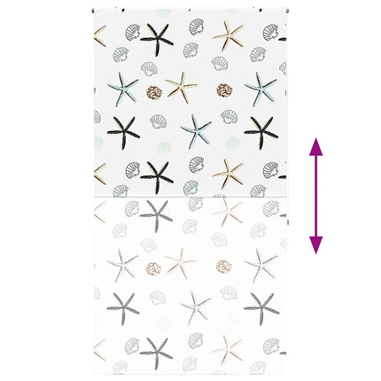Rullgardin för dusch 120x240 cm tyg bredd 116 cm