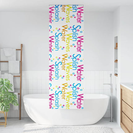 Rullgardin för dusch 80x240 cm tyg bredd 76 cm