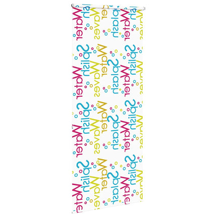 Rullgardin för dusch 100x240 cm tyg bredd 96 cm