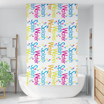 Rullgardin för dusch 140x240 cm tyg bredd 136 cm