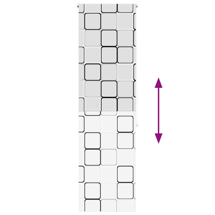 Rullgardin för dusch 60x240 cm tyg bredd 56 cm