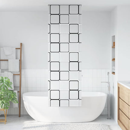 Rullgardin för dusch 80x240 cm tyg bredd 76 cm
