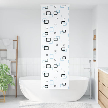 Duschrullgardin med kassett 60x240 cm tyg bredd 56 cm