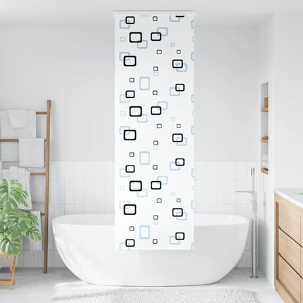 Duschrullgardin med kassett 70x240 cm tyg bredd 66 cm