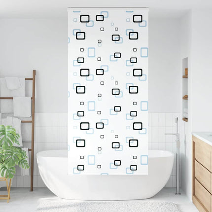 Duschrullgardin med kassett 110x240 cm tyg bredd 106 cm