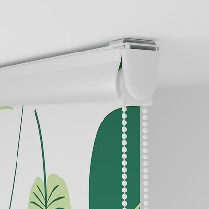 Duschrullgardin med kassett 100x240 cm tyg bredd 96 cm
