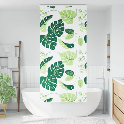 Duschrullgardin med kassett 110x240 cm tyg bredd 106 cm