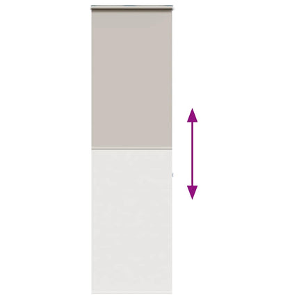Duschrullgardin med kassett 70x240 cm tyg bredd 66 cm