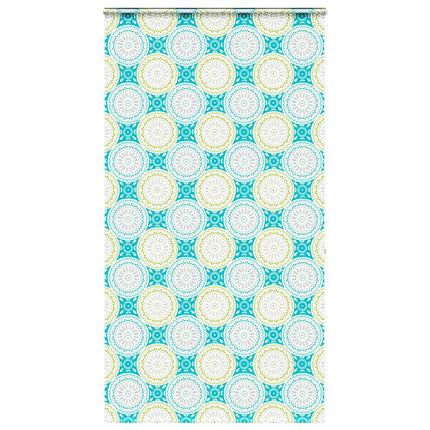 Duschrullgardin med kassett 130x240 cm tyg bredd 126 cm