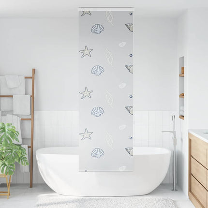 Duschrullgardin med kassett 60x240 cm tyg bredd 56 cm