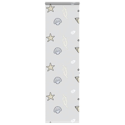 Duschrullgardin med kassett 80x240 cm tyg bredd 76 cm