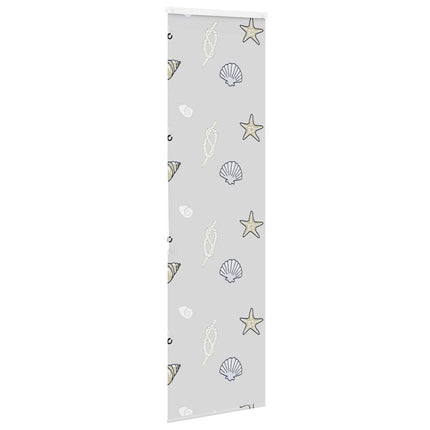 Duschrullgardin med kassett 80x240 cm tyg bredd 76 cm