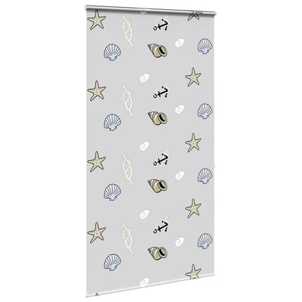 Duschrullgardin med kassett 130x240 cm tyg bredd 126 cm