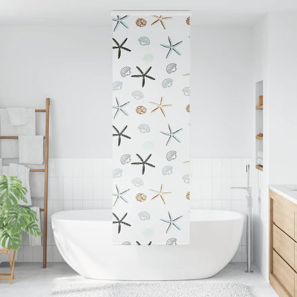 Duschrullgardin med kassett 70x240 cm tyg bredd 66 cm