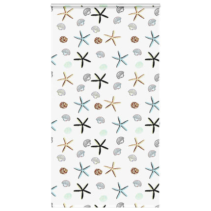 Duschrullgardin med kassett 130x240 cm tyg bredd 126 cm