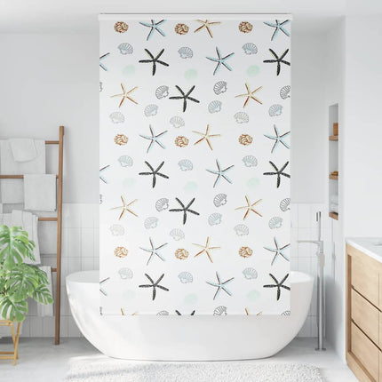 Duschrullgardin med kassett 140x240 cm tyg bredd 136 cm