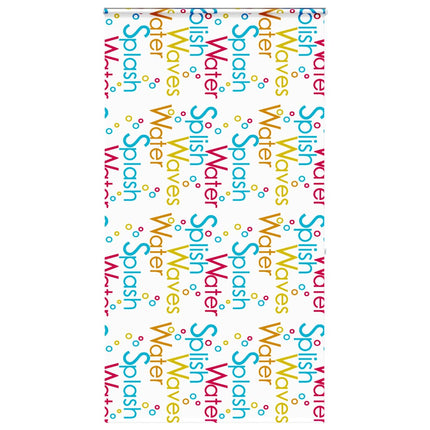 Duschrullgardin med kassett 130x240 cm tyg bredd 126 cm