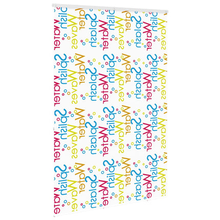 Duschrullgardin med kassett 150x240 cm tygbredd 146 cm