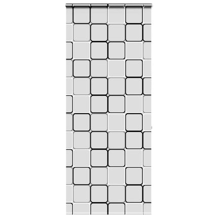 Duschrullgardin med kassett 90x240 cm tyg bredd 86 cm