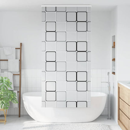 Duschrullgardin med kassett 100x240 cm tyg bredd 96 cm