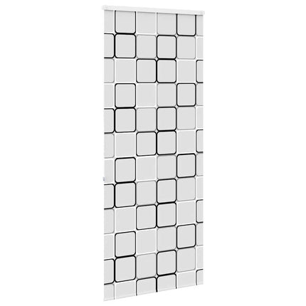 Duschrullgardin med kassett 100x240 cm tyg bredd 96 cm