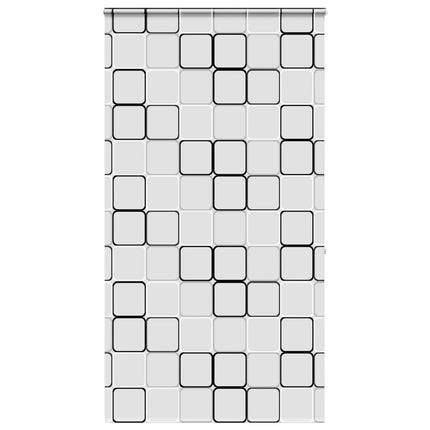 Duschrullgardin med kassett 130x240 cm tyg bredd 126 cm