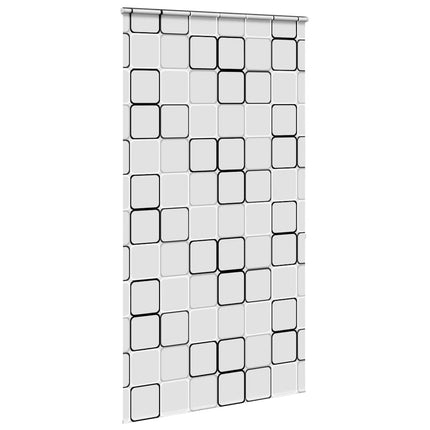Duschrullgardin med kassett 130x240 cm tyg bredd 126 cm
