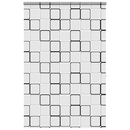 Duschrullgardin med kassett 150x240 cm tygbredd 146 cm