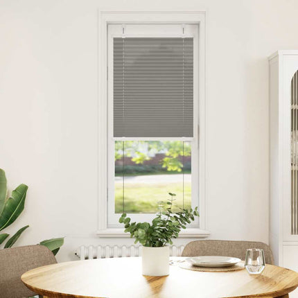 Plisserad persienn antracit 50x100cm tyg bredd 49,4cm polyester