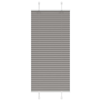 Plisserad persienn antracit 55x100cm tyg bredd 54,4cm polyester