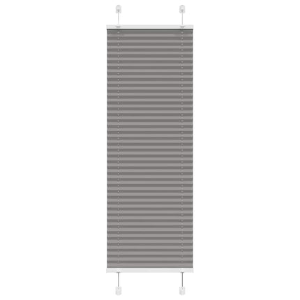 Plisserad persienn antracit 40x150cm tyg bredd 39,4cm polyester