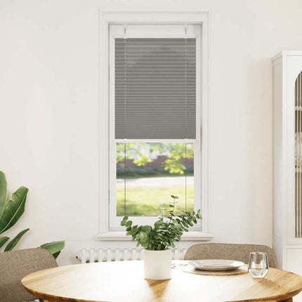 Plisserad persienn antracit 45x150cm tyg bredd 44,4cm polyester