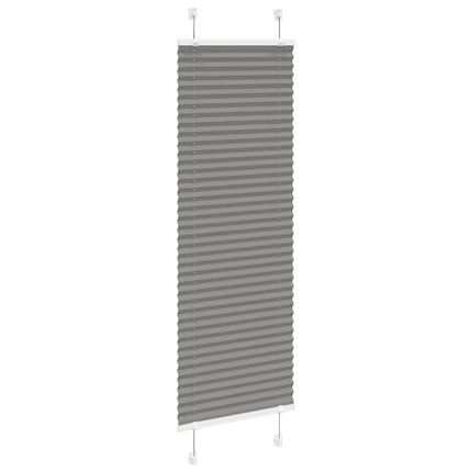 Plisserad persienn antracit 45x150cm tyg bredd 44,4cm polyester