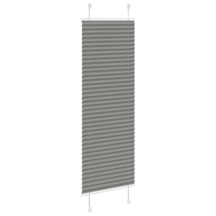 Plisserad persienn antracit 45x150cm tyg bredd 44,4cm polyester