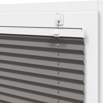 Plisserad persienn antracit 50x150cm tyg bredd 49,4cm polyester
