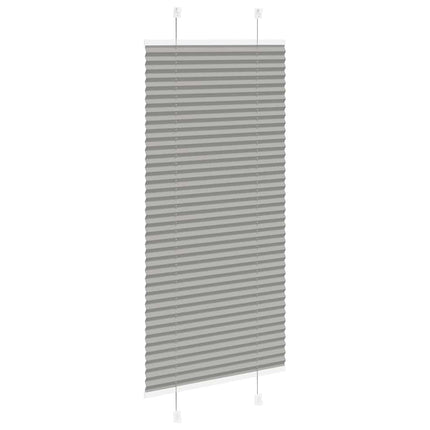 Plisserad persienn antracit 55x150cm tyg bredd 54,4cm polyester