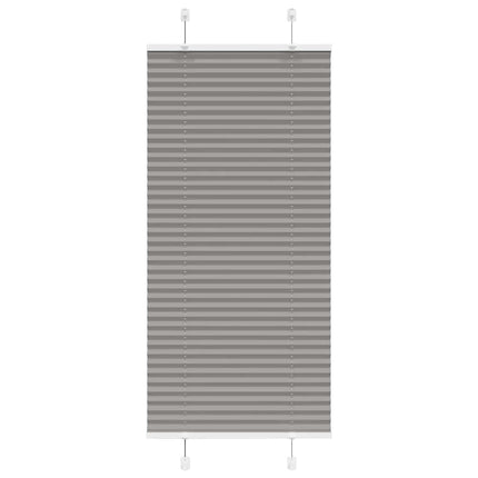 Plisserad persienn antracit 65x150cm tyg bredd 64,4cm polyester