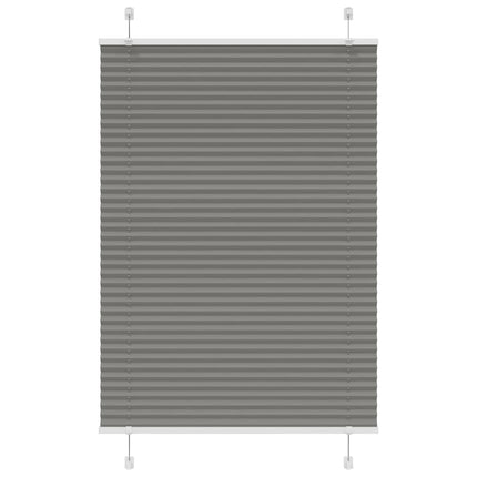 Plisserad persienn antracit 85x150cm tyg bredd 84,4cm polyester