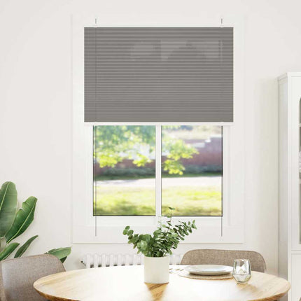 Plisserad persienn antracit 100x150 cm tyg bredd polyester