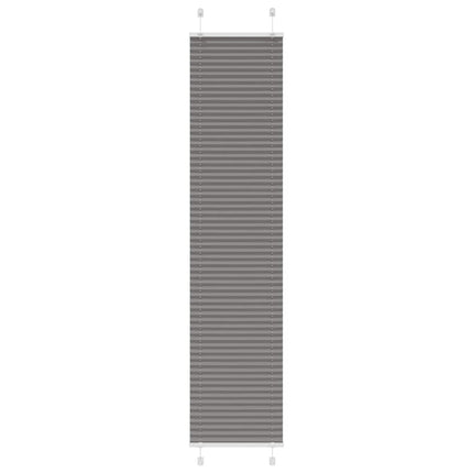 Plisserad persienn antracit 45x200cm tyg bredd 44,4cm polyester